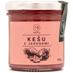 Natu Kešu krém s jahodami 140 g