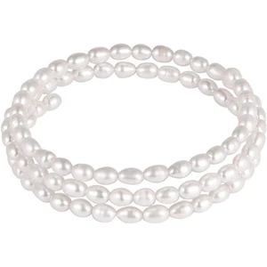 JwL Luxury Pearls Náramek z pravých bílých perel JL0569