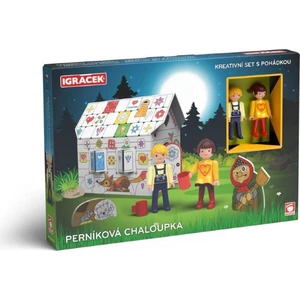 Igráček Perníková chaloupka kreativní set s pohádkou