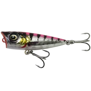 Savage gear wobler 3d minnow popper pink barracuda php - 4,3 cm 4 g