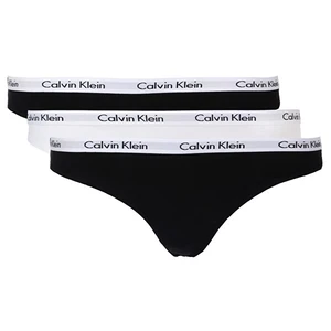 3PACK women&#39;s thong Calvin Klein multicolor (QD3587E-WZB)