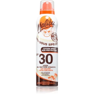 MALIBU Continuous Spray SPF30 Opalovací přípravek na tělo 175 ml