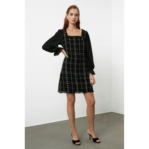 Trendyol Black Tweed Dress