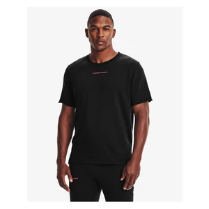 Under Armour RIVAL TERRY AMP SS CREW Pánské triko 1361445-001 Black XXL