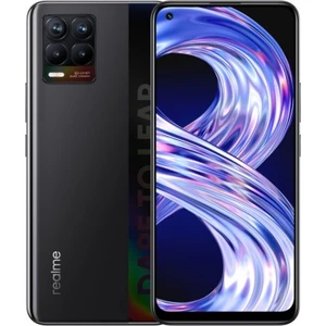 Mobilný telefón realme 8 64 GB - Cyber Black (Rmx3085bl4... + dárek Mobilní telefon 6.4" AMOLED 1080 x 2400, procesor Helio G95 osmijádrový (2GHz), In