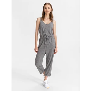 Šedý dámský overal sleeveless henley jumpsuit GAP