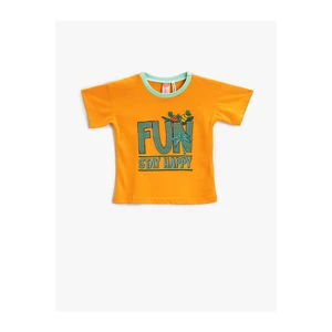 Koton T-Shirt - Orange - Fitted