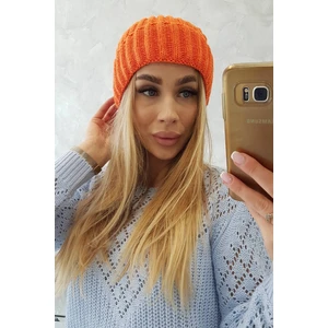 Cap with flip-up Magda K293 orange neon