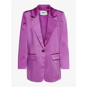 Purple Women's Satin Jacket ONLY Lana - Women