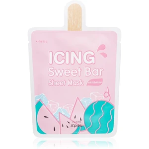 A´pieu Icing Sweet Bar Mask Watermelon vyživujúca plátienková maska 21 g