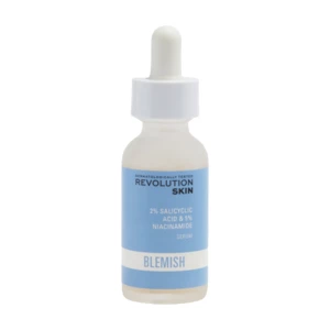 Revolution Skincare Blemish 2% Salicylic Acid & 5% Niacinamide zklidňující sérum pro problematickou pleť, akné 30 ml