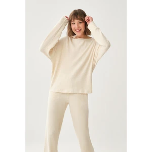 Dagi Sweatshirt - Beige - Relaxed fit