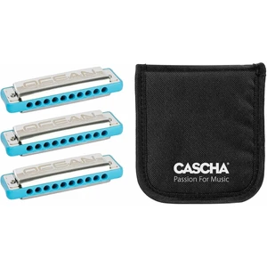 Cascha HH 2345 Ocean Rock Pack 3 BL Diatonisch Mundharmonika