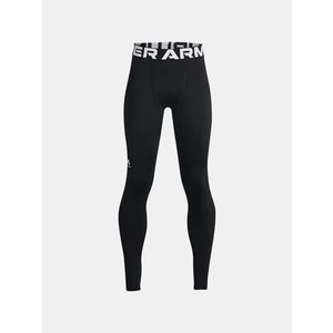 Under Armour Armour Leggings Chlapecké zimní legíny 1366374-001 Black YL