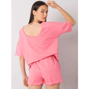 Women's pink cotton set