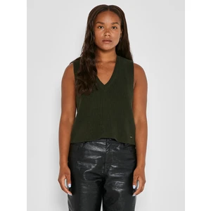 Khaki Vest Noisy May Rossita - Women