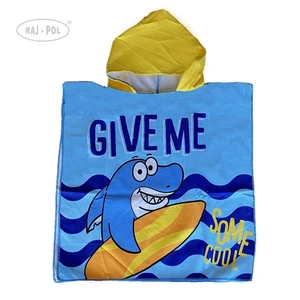 Raj-Pol Kids's Towel Beach Poncho Shark