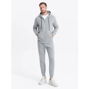 Ombre Men's sweatshirt set unbuttoned sweatshirt + pants