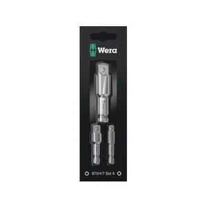 Wera 870/4/7 Set A 05073200001 súprava spojovacích nástavcoc   Pohon (skrutkovač) 1/4" (6,3 mm) Typ zakončenia 1/4" (6,3