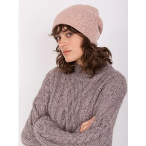 Dusty pink cashmere hat