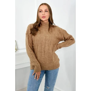 Turtleneck sweater Camel