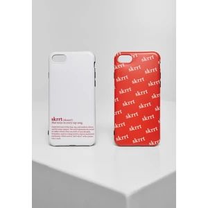 Skrrt I Phone 6/7/8 Case Set White/Red