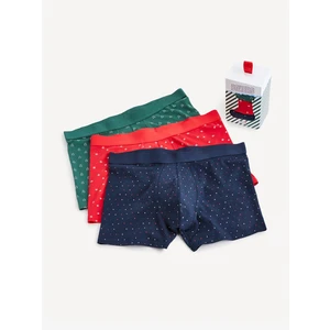 Celio Boxer Shorts in a Gift Box, 3 Pieces - Men's