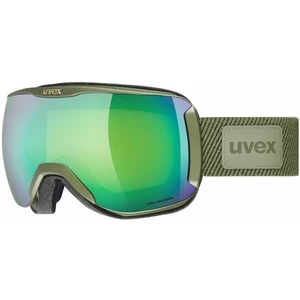 UVEX Downhill 2100 Planet White Shiny Mirror Scarlet/CV Green Lyžařské brýle