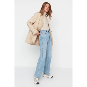 Trendyol Blue High Waist 90's Wide Leg Jeans