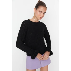 Trendyol Sweater - Black - Regular fit