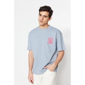 Trendyol T-Shirt - Gray - Relaxed fit