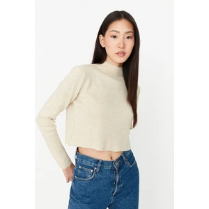 Trendyol Sweater - Beige - Regular fit