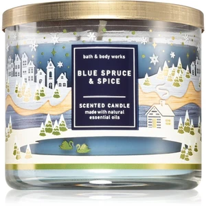 Bath & Body Works Blue Spruce & Spice vonná sviečka 411 g