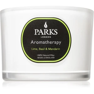 Parks London Aromatherapy Lime, Basil & Mandarin vonná sviečka 80 g