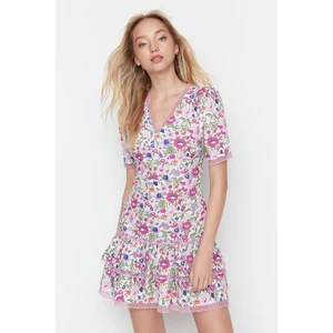 Trendyol Multicolored Flywheel Detailed Dress