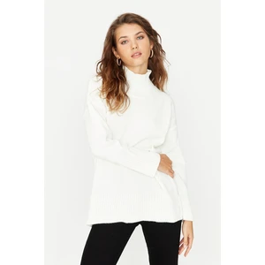 Trendyol Sweater - Ecru - Regular fit