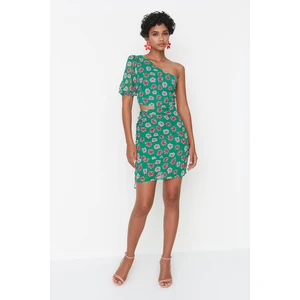 Trendyol Green One Shoulder Dress