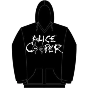 Alice Cooper Hoodie Eyes Logo Black L