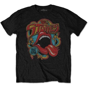 The Rolling Stones T-shirt Retro 70s Vibe Graphisme-Noir 2XL
