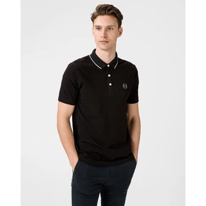 Armani Exchange Polokošeľa 8NZF70 Z8M9Z 1200 Čierna Slim Fit