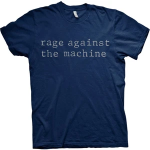 Rage Against The Machine Maglietta Original Logo Blu L