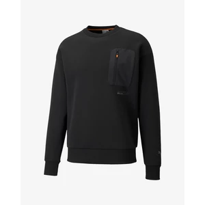 Black Men's Sweatshirt Puma Protec.T - Men