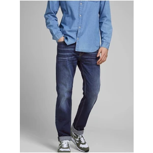 Dark Blue Slim Fit Jeans Jack & Jones Clark - Mens