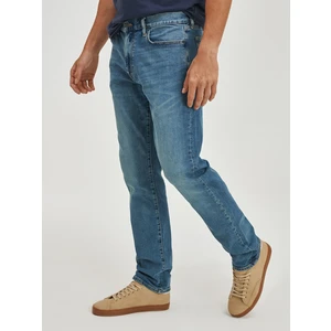 GAP V-Straight Taper Fairfax Medium Jeans Modrá