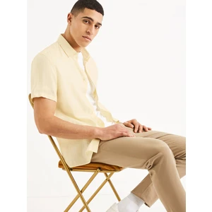 Celio Linen Shirt Racara - Men