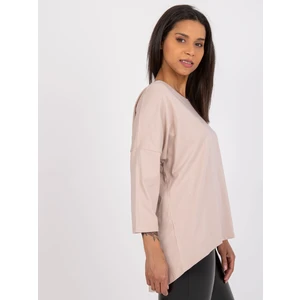 Light beige blouse with the word Samantha