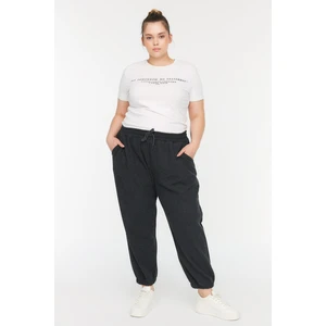 Trendyol Curve Anthracite Knitted Jogger Sweatpants