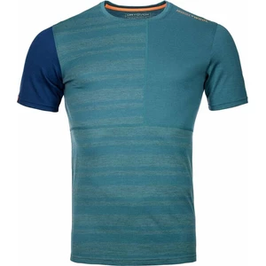 Ortovox Termikus fehérnemű 185 Rock'N'Wool Short Sleeve M Pacific Green L