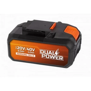 Akumulátor POWERPLUS Dual Power POWDP9040 40V / 4,0Ah SAMSUNG akumulátor pre batérie do aku náradia • pre 20 V DUAL a 40 V DUAL stroje • kapacita až 8
