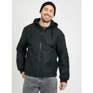 Black Men's Lightweight Jacket with Detachable Hood Tom Tailor Denim - Men's